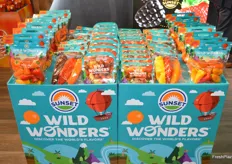 Wild Wonders from Sunset / Mastronardi show a colorful display of peppers, mini peppers, and tomatoes. Different varieties from around the world allow consumers to discover different flavors.
