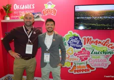 Michael DuPuis and Luis Urbina with Divine Flavor celebrate exhibiting at CPMA for the first time. Canada is a very big part of the company's table grape and vegetable programs. 