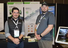 Ed Gomez with MAF Industries and Olivier Noel with ProduceTech. 