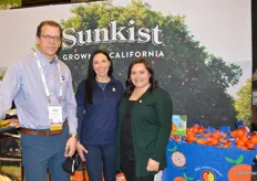 The team at Sunkist from left to right: John Lemarquand, Courtney Bourdas Henn, and Destiny Dulaney.